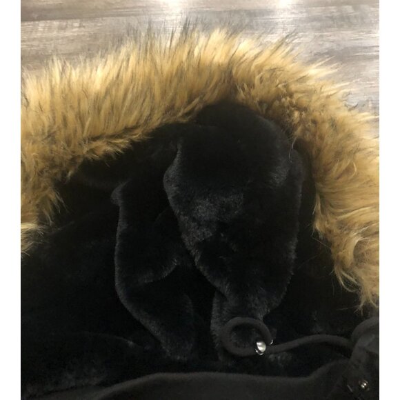Torrid 3 in 1 Parka Coat Full Zip Hooded Black Womens Size 4 - Picture 4 of 10